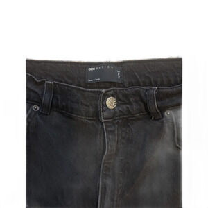 Asos Tall High Rise Distresses Hem mini flare jeans